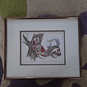 Framed Native American Art Print